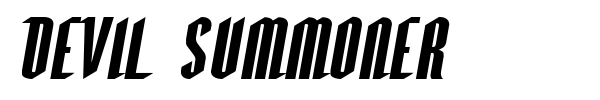 Devil Summoner font