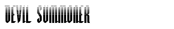 Devil Summoner font preview