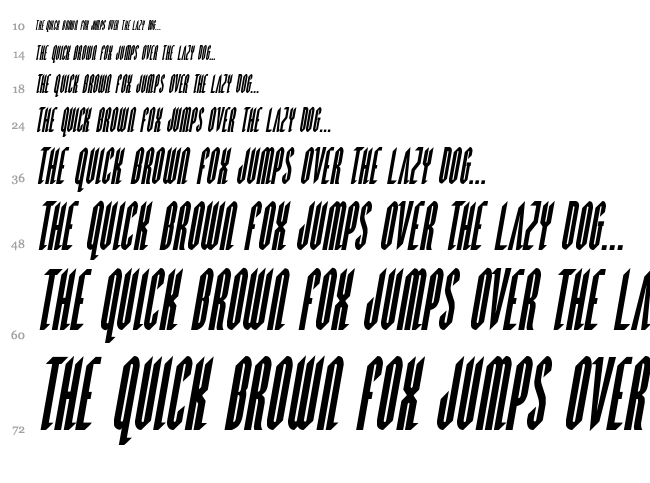 Devil Summoner font waterfall
