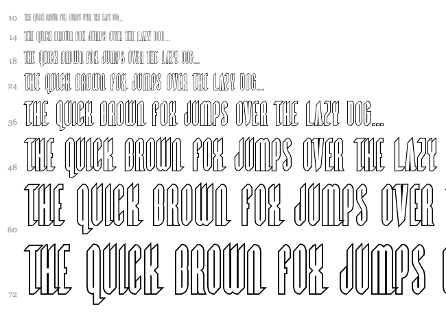 Devil Summoner font waterfall