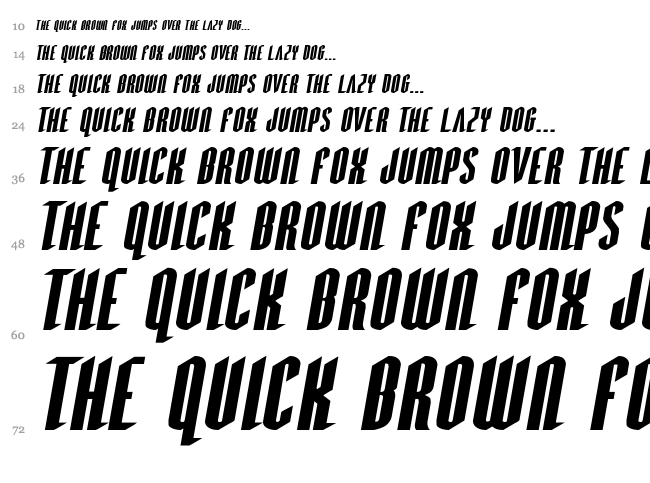 Devil Summoner font waterfall