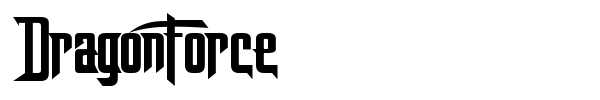 DragonForce font