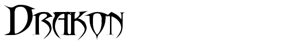 Drakon font