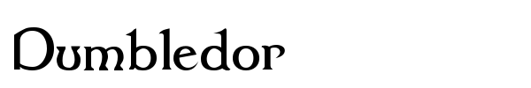 Dumbledor font