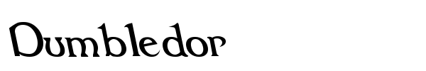 Dumbledor font preview