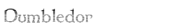 Dumbledor font preview
