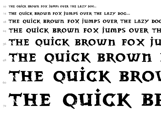 Dwarven Stonecraft font waterfall