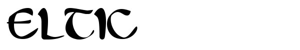 Eltic font