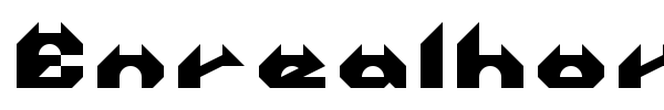 Enrealhorns font