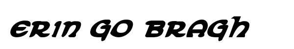 Erin Go Bragh font preview