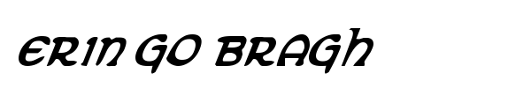 Erin Go Bragh font preview