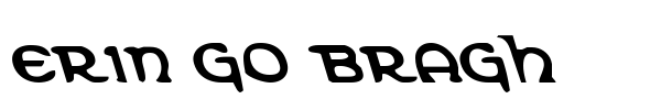 Erin Go Bragh font preview