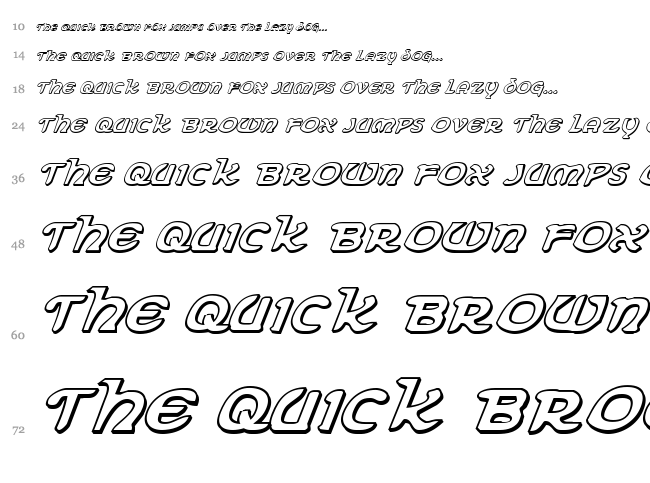 Erin Go Bragh font waterfall