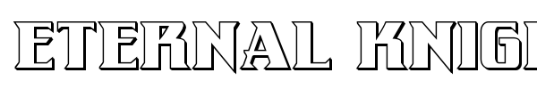Eternal Knight font preview