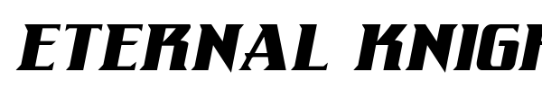 Eternal Knight font preview
