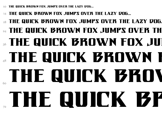Eternal Knight font waterfall