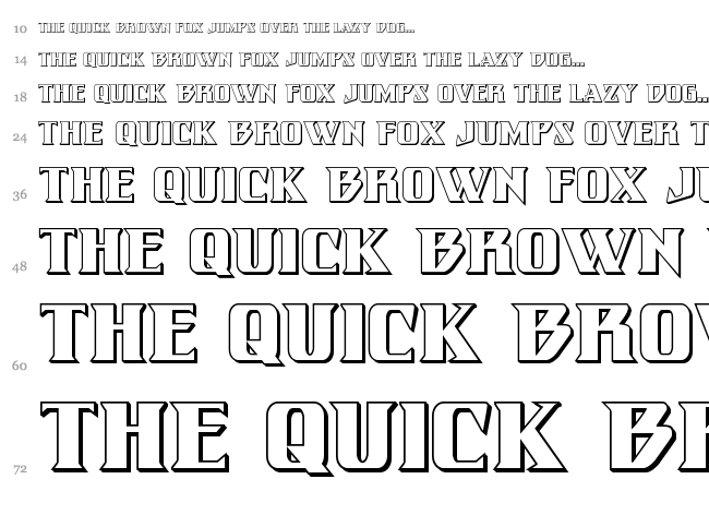 Eternal Knight font waterfall