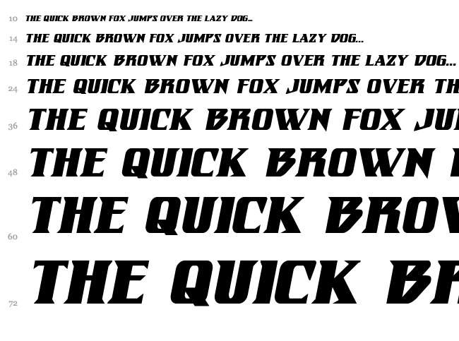 Eternal Knight font waterfall