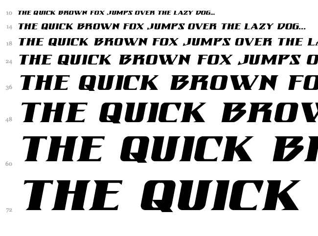 Eternal Knight font waterfall