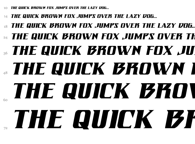 Eternal Knight font waterfall