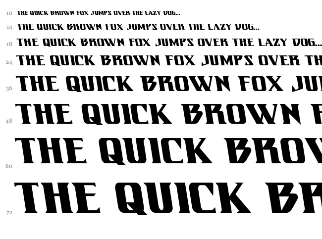 Eternal Knight font waterfall