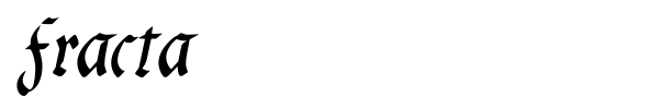 Fracta font