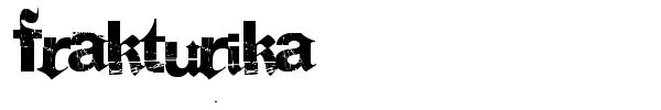 Frakturika font
