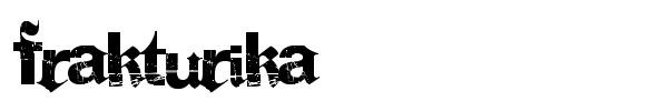 Frakturika font preview