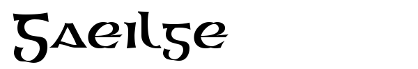 Gaeilge font preview