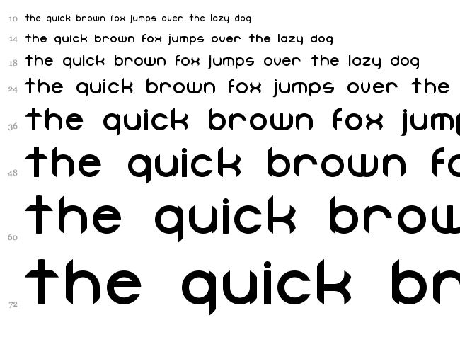 Goozeman font waterfall