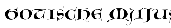 Gotische Majuskel font