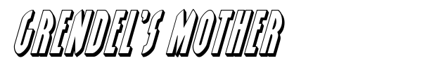 Grendel's Mother font preview