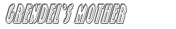Grendel's Mother font preview