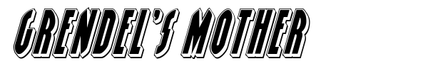 Grendel's Mother font preview