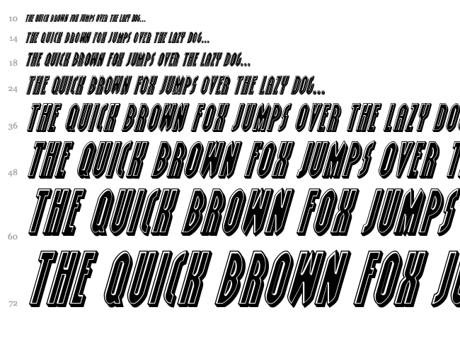Grendel's Mother font waterfall