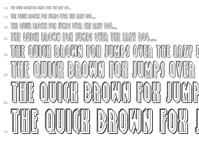 Grendel's Mother font waterfall
