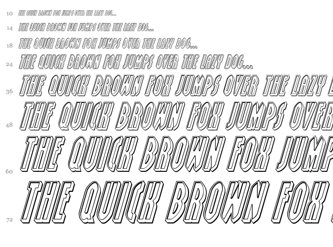 Grendel's Mother font waterfall