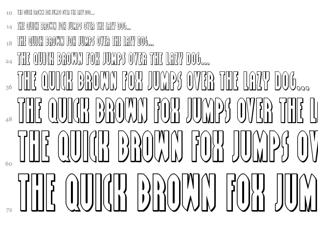Grendel's Mother font waterfall