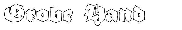 Grobe Hand font
