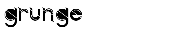 Grunge font