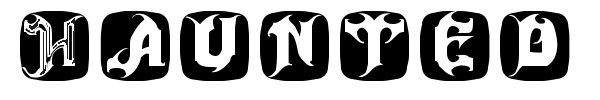 Haunted font