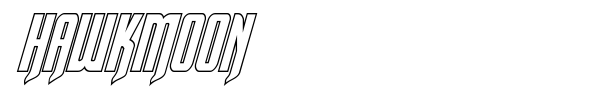 Hawkmoon font
