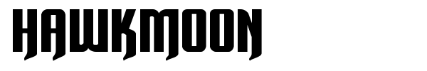 Hawkmoon font preview