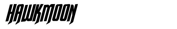 Hawkmoon font preview