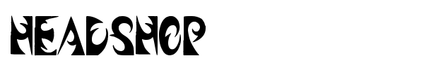 Headshop font