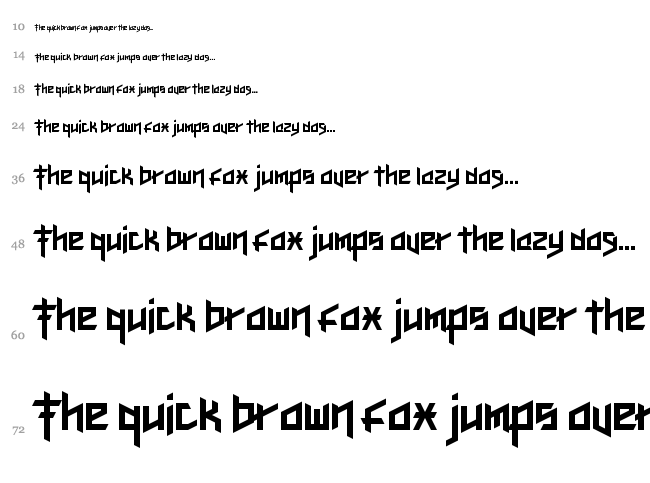 Here Be Dubstep font waterfall
