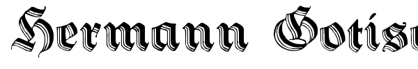 Hermann Gotisch font