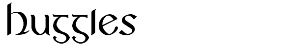 Huggles font