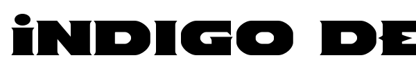 Indigo Demon font preview