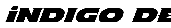 Indigo Demon font preview